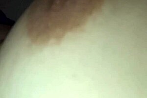 Milf Slut Spilling Milk from Her Balloon Tits in Wild Scene