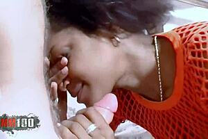 Anal fuck on the bed with Shania, that delicious 18+ french black girl 😍