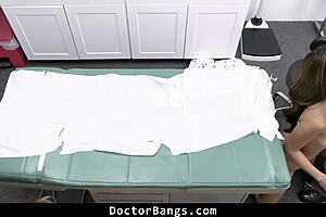 Doctor and nurse help stepdad and stepdaughter in hospital