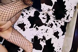 Does This Wife in Fishnets Spread Legs for You?