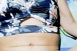 a milf complains about how she's handled by a young man in missionary at home