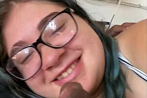 Getting ready for dick and cum in my mouth, full video on Sheer!