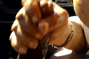 Wow, A Mature Blowjob In The Car!