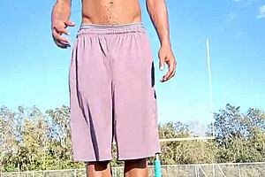 is this teacher working out with her father in law?