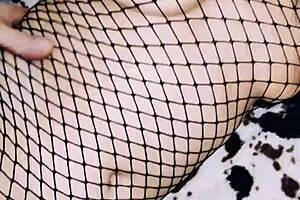 WIFE acts as PROSTITUTE in ROLEPLAY, wearing LINGERIE and STOCKINGS