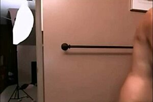 Skinny Milf With Huge Tits Oils Up And Teases Dildo On Webcam