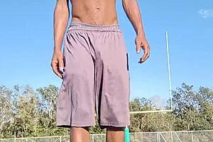 is this teacher working out with her father in law?