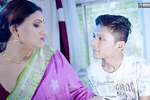 desi indian step mom with big boobs teaches stepson banging tricks