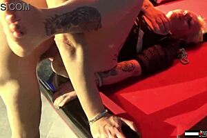 If you wanna fuck my stepdaughter, you gotta fuck me first, sucking my big black cock