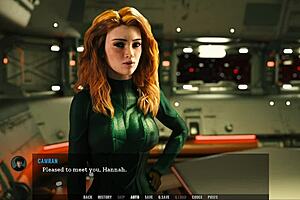 Tales from Unending Void 22 - Busty redhead translator squirts in blowbang.