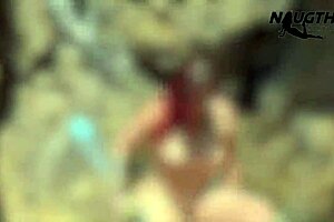 Big ass Latina MILF masturbates outdoors in public part 2