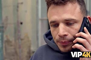 vip4k next door fun with european short hair in stockings