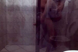 Sex In The Bathroom! Big Ass And Dick!