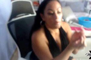 Maxine X Got A 24-Inch Dildo To Play With She Never Gets Enough