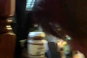 cheating latina milf deepthroats big black cock in interracial encounter, her mouth stretched wide