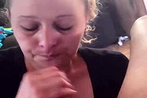 Best Blowjob Ever from Sexy Blonde Milf Slut!