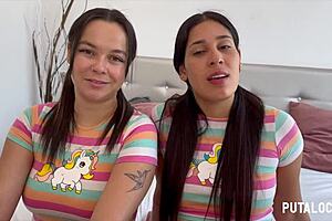 Hot Colombian ladies in intense threesome action