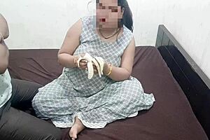 Devar shares favorite banana with sister-in-law at home