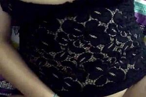 Julia Soto Masturbates In Sexy Black Lingerie!