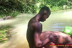 i watch stunning ebony milf get boned by big black cock on ranch