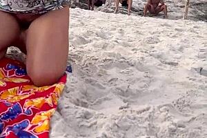 belinha hunts big cocks for wild beach dogging with her crew! 🌊