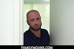 In Familymoans, gia ohmy cheats on her wife with lolly dames, leading to blowjob, anal, and creampie