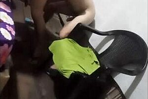 i left a camera in my wife's place and caught a stranger fucking her. real homemade milf sex