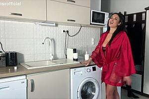 He comes home tired, and his wife doesn’t let him rest, draining his balls