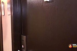 Skinny Brunette Takes Big Black Cock