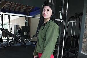 At the gym, two guys showed up eager to fuck me!