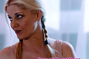 handsome lesbian milf spreads legs for wild pussy licking, contrasting beauty and intensity