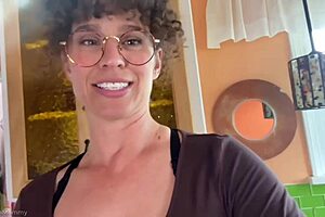 Stepmom caught but keeps riding passionately