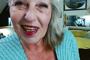 dawnskye1962 struts in pink panties and masturbates