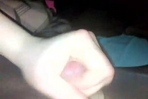 Amateur Cum Spills in Pantyhose During Quick Lingerie Handjob. A Fast Nylon Fix.