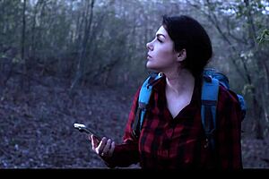 Girl lost in woods gets facefucked by Valentina Nappi! 😱