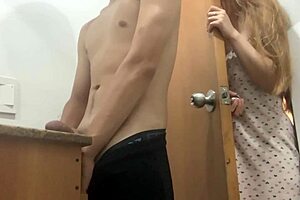 I Discover My Stepson Jerking Off His Nice Cock, Want It Inside Me.