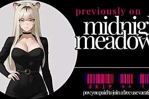 i feminize him in midnight meadows with strapon roleplay