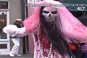 Look at those freaks and tits on Fat Tuesday!