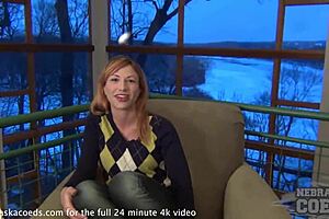 sexy amateur milf masturbates while husband's friend watches and films