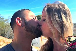 Aurbeaureal Blonde with Big Tits Loves Cock in Lingerie.