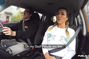 Busty Milf In Driving Lesson