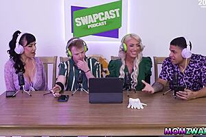 Little Puck and Mike host podcast with Madison Blaze.