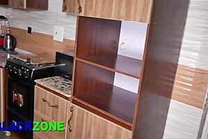 Step mother got slammed hard in a steamy homemade session with intense action.