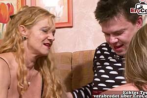 A married German couple cast for an amateur erotic video