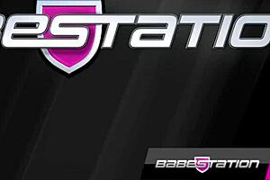 Blonde British milf Alexia fucks a big toy in the classroom.