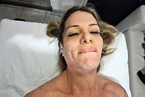 The naughty masseuse fucked the pretty client with passion