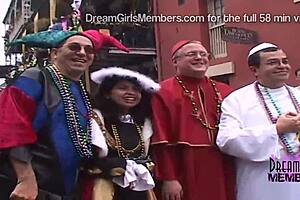 Look at those freaks and tits on Fat Tuesday!