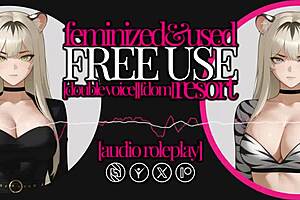 i feminize him in midnight meadows with strapon roleplay