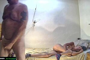 Latina Hard Pussy Fucked With Hot Cum On Ass