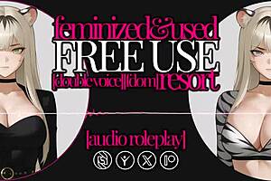 i feminize him in midnight meadows with strapon roleplay